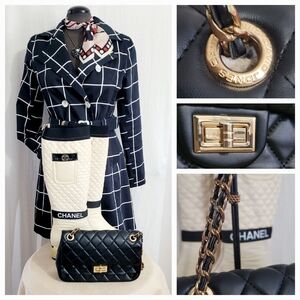QUILTED flap bag